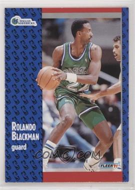 1991-92 Fleer - [Base] #43 - Rolando Blackman