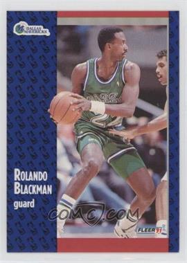 1991-92 Fleer - [Base] #43 - Rolando Blackman