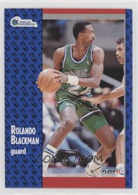 1991-92 Fleer - [Base] #43 - Rolando Blackman