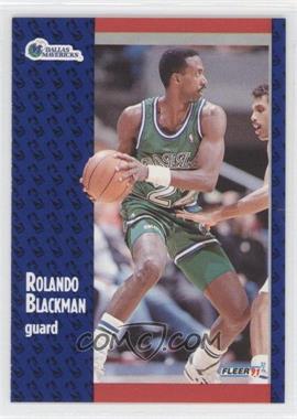 1991-92 Fleer - [Base] #43 - Rolando Blackman