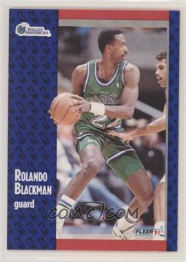 1991-92 Fleer - [Base] #43 - Rolando Blackman