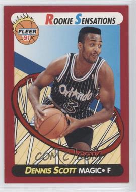 1991-92 Fleer - Rookie Sensations #2 - Dennis Scott