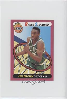 1991-92 Fleer Wheaties - Food Issue [Base] #57 - Dee Brown