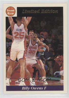 1991-92 Front Row Limited Edition Billy Owens - [Base] #5 - Billy Owens