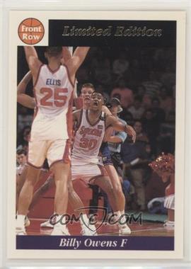 1991-92 Front Row Limited Edition Billy Owens - [Base] #5 - Billy Owens