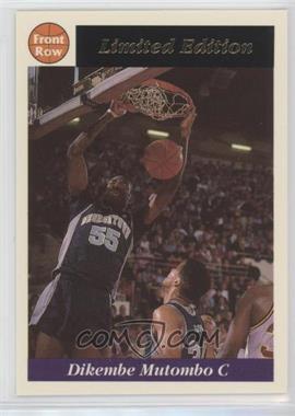 1991-92 Front Row Limited Edition Dikembe Mutombo - [Base] - Charter Member #7 - Dikembe Mutombo