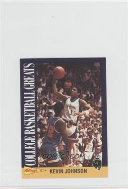 1991-92 Kellogg's College Basketball Greats - [Base] #5 - Kevin Johnson