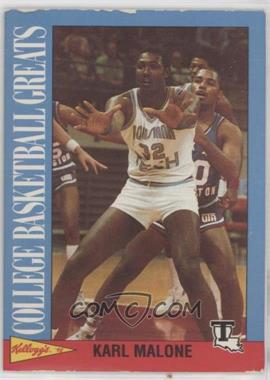 1991-92 Kellogg's College Basketball Greats - [Base] #6 - Karl Malone [Good to VG‑EX]