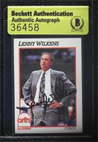 Lenny Wilkens [BAS Beckett Auth Sticker]