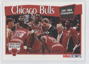 1991-92 NBA Hoops - [Base] #277 - Chicago Bulls Team