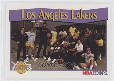 1991-92 NBA Hoops - [Base] #286 - Los Angeles Lakers Team