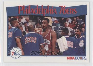 1991-92 NBA Hoops - [Base] #293 - Philadelphia 76ers Team