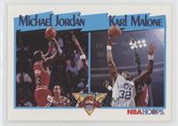 League Leaders - Michael Jordan, Karl Malone [EX to NM]