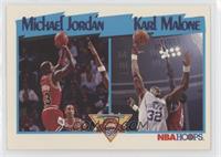 League Leaders - Michael Jordan, Karl Malone [Good to VG‑EX]