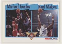 League Leaders - Michael Jordan, Karl Malone