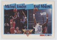 League Leaders - Michael Jordan, Karl Malone [Poor to Fair]