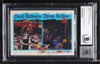 League Leaders - David Robinson, Dennis Rodman [BAS Authentic]