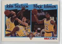 League Leaders - Magic Johnson, John Stockton [EX to NM]