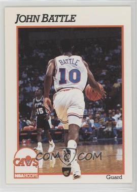 1991-92 NBA Hoops - [Base] #347 - John Battle