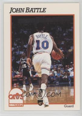 1991-92 NBA Hoops - [Base] #347 - John Battle