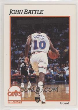 1991-92 NBA Hoops - [Base] #347 - John Battle