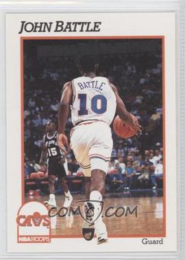 1991-92 NBA Hoops - [Base] #347 - John Battle
