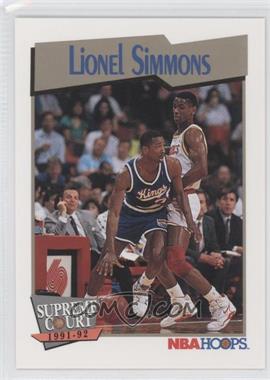 1991-92 NBA Hoops - [Base] #493 - Supreme Court - Lionel Simmons