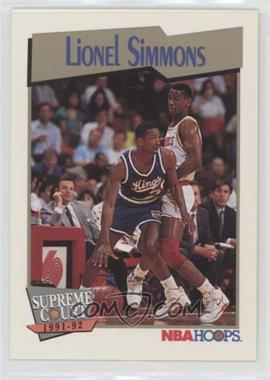 1991-92 NBA Hoops - [Base] #493 - Supreme Court - Lionel Simmons