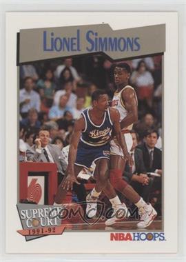 1991-92 NBA Hoops - [Base] #493 - Supreme Court - Lionel Simmons