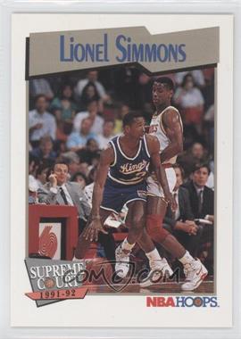 1991-92 NBA Hoops - [Base] #493 - Supreme Court - Lionel Simmons