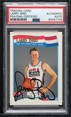 1991-92 NBA Hoops - [Base] #576 - Larry Bird [PSA/DNA Encased]