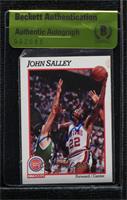 John Salley [BAS Beckett Auth Sticker]