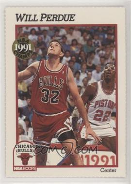 1991-92 NBA Hoops Kodak/Osco Drug Chicago Bulls Sheet Singles - [Base] #_WIPE - Will Perdue [EX to NM]