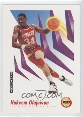 1991-92 Skybox - [Base] #105 - Hakeem Olajuwon