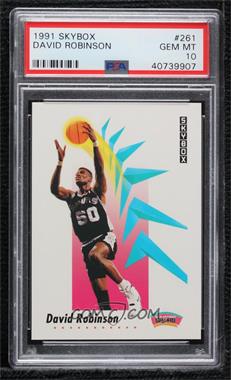 1991-92 Skybox - [Base] #261 - David Robinson [PSA 10 GEM MT]