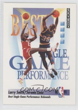 1991-92 Skybox - [Base] #309 - Larry Smith, Jerome Lane