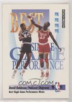 David Robinson, Hakeem Olajuwon [EX to NM]