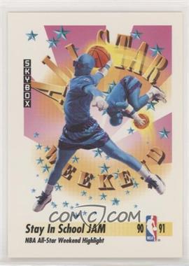 1991-92 Skybox - [Base] #313 - Stay in School Jam [EX to NM]