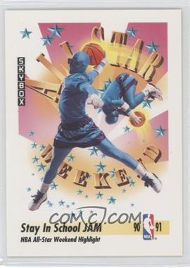 1991-92 Skybox - [Base] #313 - Stay in School Jam