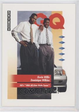 1991-92 Skybox - [Base] #325 - Kevin Willis, Dominique Wilkins
