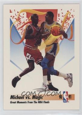 1991-92 Skybox - [Base] #333 - Michael Jordan, Magic Johnson