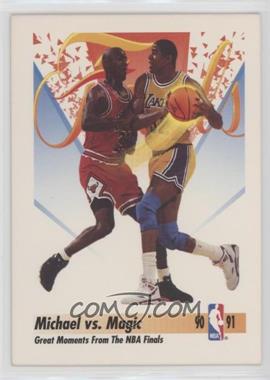 1991-92 Skybox - [Base] #333 - Michael Jordan, Magic Johnson