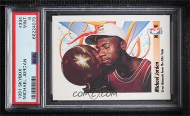 1991-92 Skybox - [Base] #334 - Michael Jordan [PSA 9 MINT]