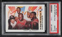 Michael Jordan, Scottie Pippen, Horace Grant, John Paxson, Bill Cartwright [PSA…