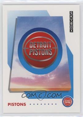 1991-92 Skybox - [Base] #358 - Detroit Pistons Team