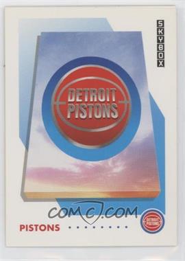 1991-92 Skybox - [Base] #358 - Detroit Pistons Team