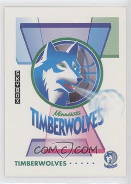 1991-92 Skybox - [Base] #366 - Minnesota Timberwolves Team