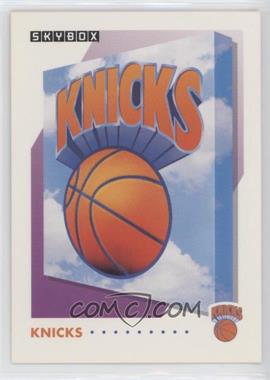 1991-92 Skybox - [Base] #368 - New York Knicks Team