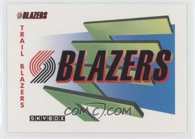 1991-92 Skybox - [Base] #372 - Portland Trail Blazers Team