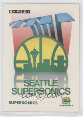 1991-92 Skybox - [Base] #375 - Seattle SuperSonics Team [EX to NM]